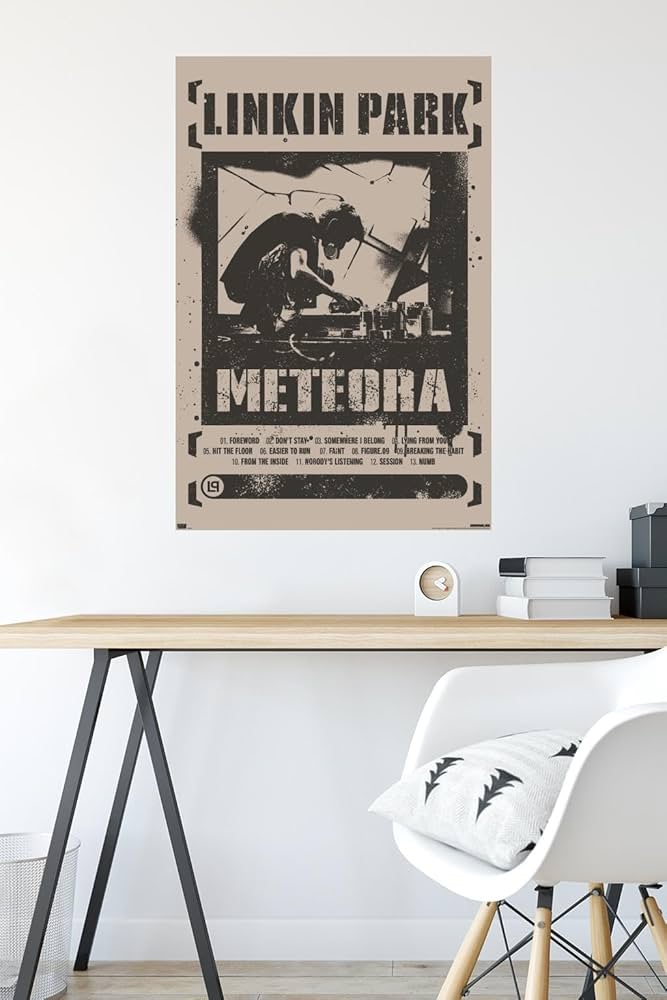 Amazon.co.jp: Linkin Park - Meteora ウォールポスター、56.8